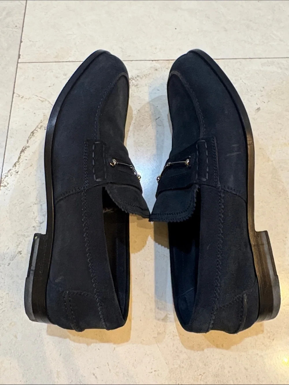 Gucci refined suede